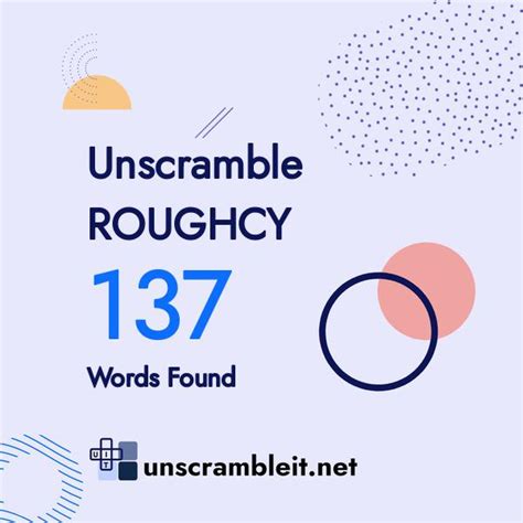 We have unscrambled the letters <b>roughers</b> using our word finder. . Rougher unscramble